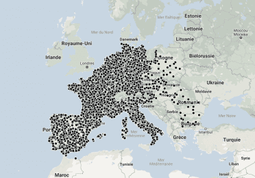 Réseau des stations TotalEnergies en Europe
